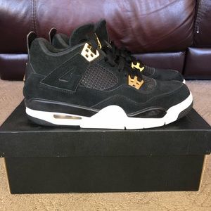 Jordan 4 Retro Black and Gold